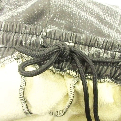 【中古】サプール SAPEur 美品 Lot.5550XX SWEAT PANTS デニム転写 スウェット パンツ 裏毛 XXL 黒 ブラック メンズ_5