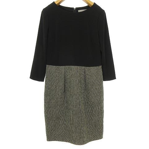 中古 セオリーリュクス Theory Luxe Millie River Rock ワンピース ジャージー素材 ツイード 38 黒 グレー Ibs63の通販はau Pay マーケット ブランド古着のベクトル