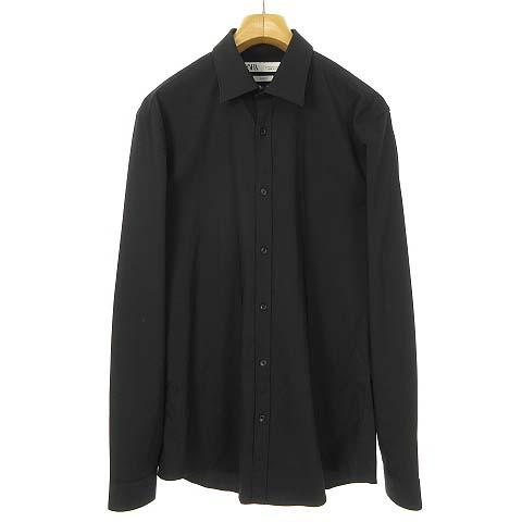 中古 ザラ Zara スリムフィット シャツ トップス ポリエステル ストレッチ 長袖 M ブラック メンズの通販はau Pay マーケット ブランド古着のベクトル