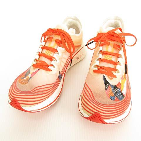 nike zoom fly camo swoosh orange