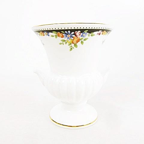 中古 ウェッジウッド Wedgwood オズボーン 花瓶 フラワーベース ミニサイズ 花柄 ゴールドライン ネイビーの通販はau Pay マーケット ブランド古着のベクトル