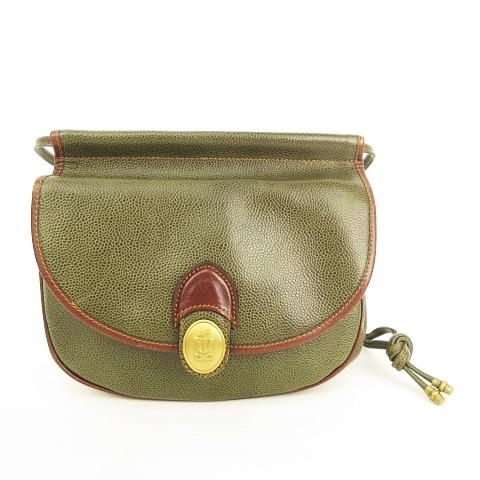 中古 リヤドロ Lladro ショルダーバッグ ロゴマーク エンブレム付き レザー ポシェット スペイン製 コレクションの通販はau Pay マーケット ブランド古着のベクトル