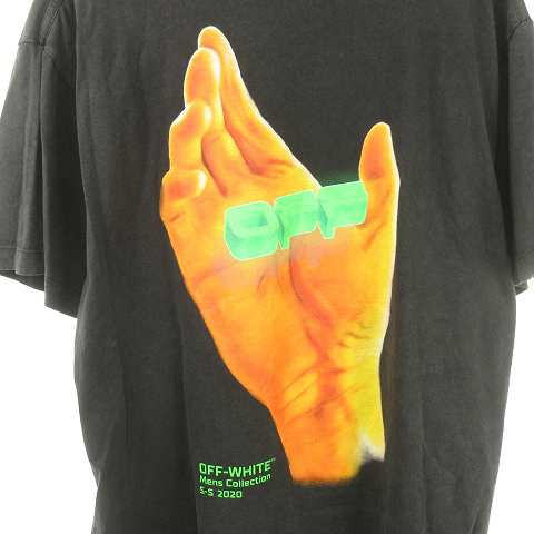 中古】オフホワイト OFF WHITE 20SS Hand logo Tシャツ カットソー