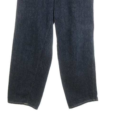 コモリ 21AW ベルテッドデニム パンツ ジーンズ 1 S インディゴ