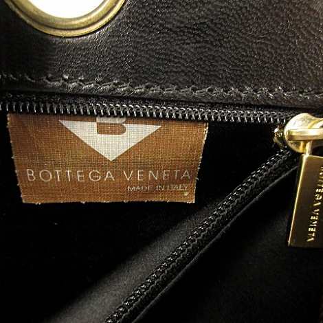 中古】ボッテガヴェネタ BOTTEGA VENETA 茶タグ ハンドバッグ レザー