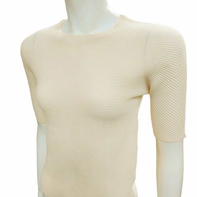 中古】イッセイミヤケ ISSEY MIYAKE （T.）美品 プリーツ カットソー T ...