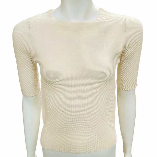 中古】イッセイミヤケ ISSEY MIYAKE （T.）美品 プリーツ カットソー T ...