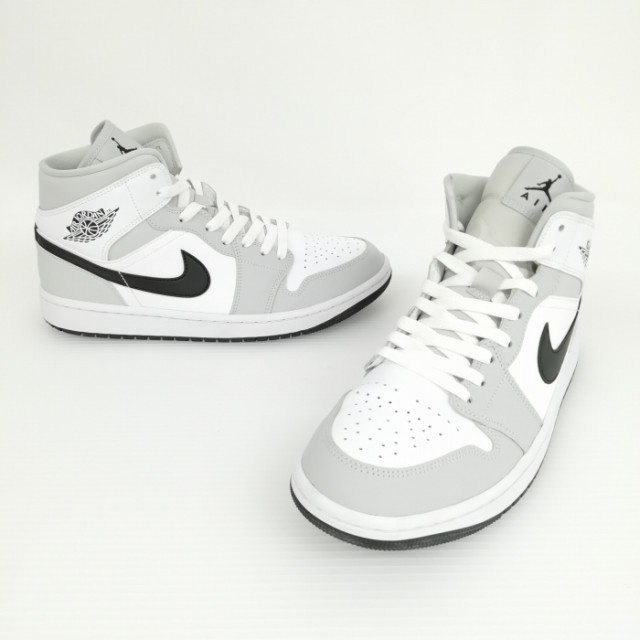 中古】ナイキ NIKE BQ6472-015 Wmns Air Jordan 1 Mid Grey Fog White