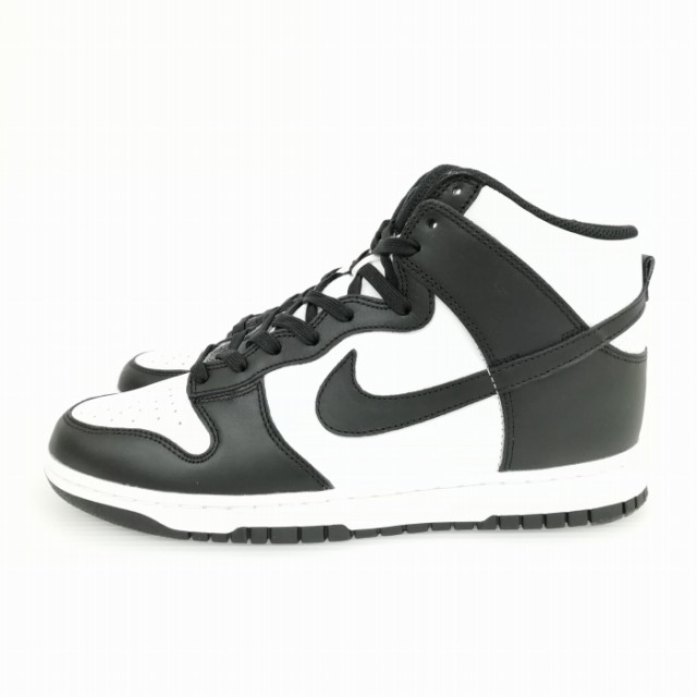 ナイキ NIKE DD1399-105 Dunk High Retro Black and White 美品 ダンク