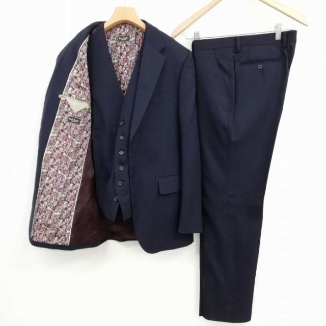 中古】ポールスミス PAUL SMITH 美品 3ピース スーツ セットアップ ...