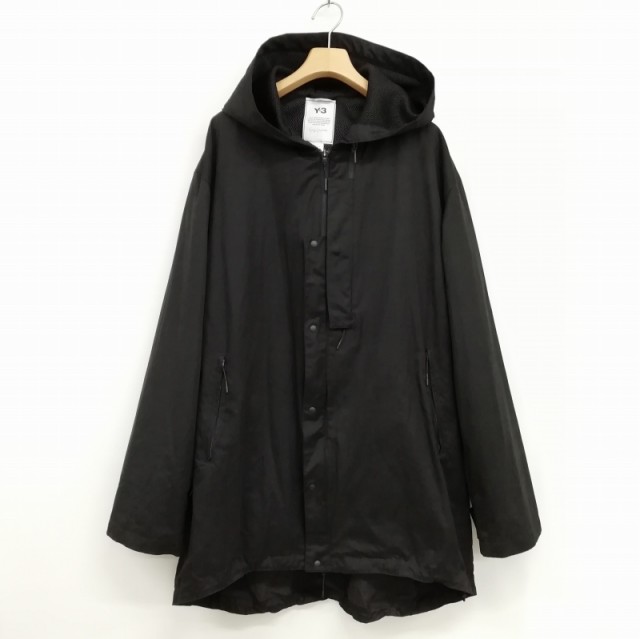 【中古】ワイスリー Y-3 ヨウジヤマモト FN3410 CLASSIC SUEDED NYLON PARKA 20SS ジャケット コート L ブラック