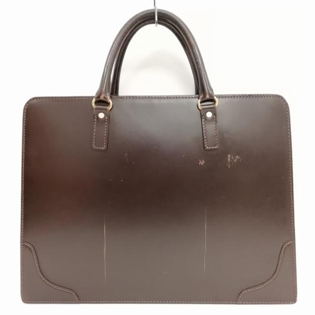 おおばせいほう ビジネスバック ブラウン 大峽製鞄（おおばせいほう）皇室