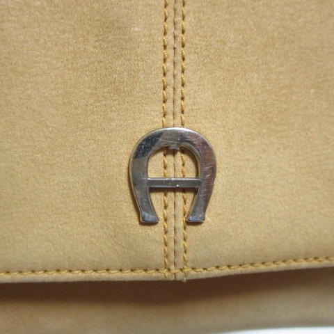 中古】アイグナー AIGNER Munich ヌバックレザー ショルダーバッグ 