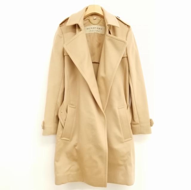 中古】バーバリー BURBERRY 美品 ウール カシミヤ トレンチ