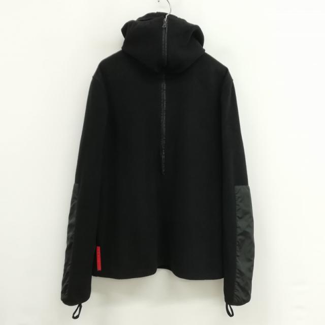中古】プラダスポーツ PRADA SPORT 1999AW ninja fleece hoodie