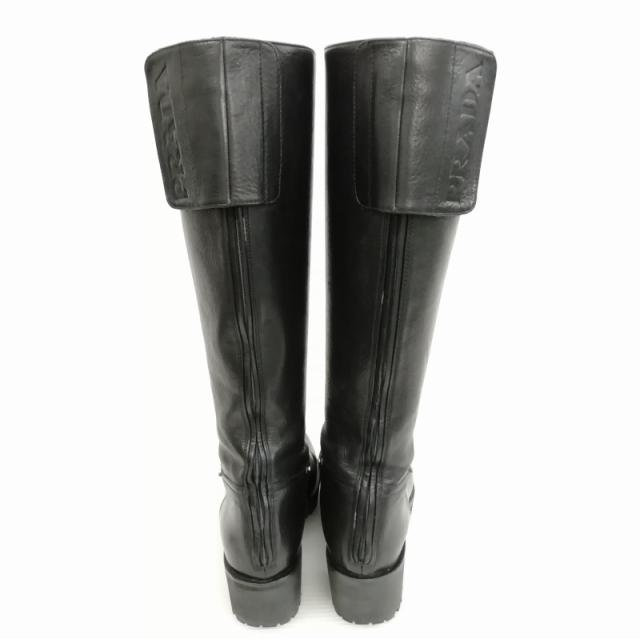 PRADA プラダスポーツ ロングブーツ バックジップ 黒