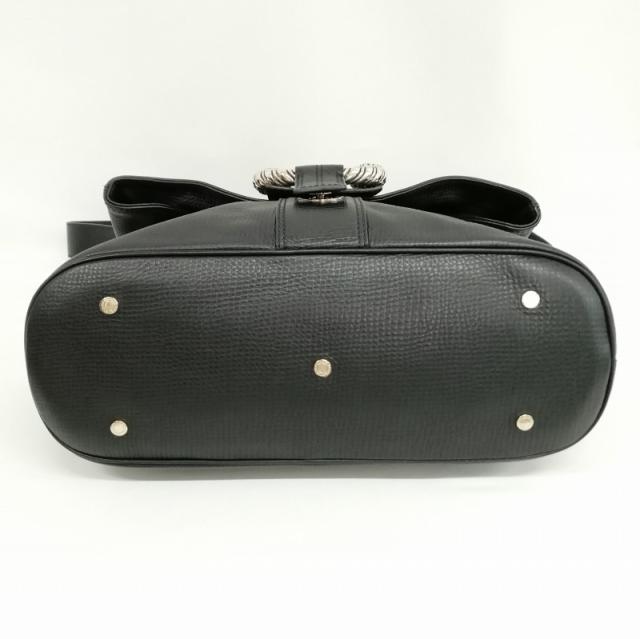 BVLGARI／ブルガリ／レオーニ／ハンドバッグ／大型サイズ／ブラック