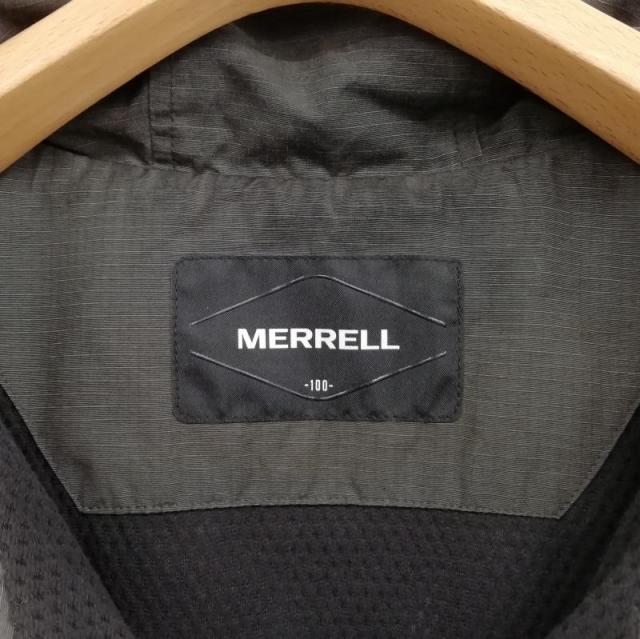 【中古】メレル MERRELL MLM2A3JK1203 ソリッド アノラック パーカー ジャケット 100 ダークグレー メンズ