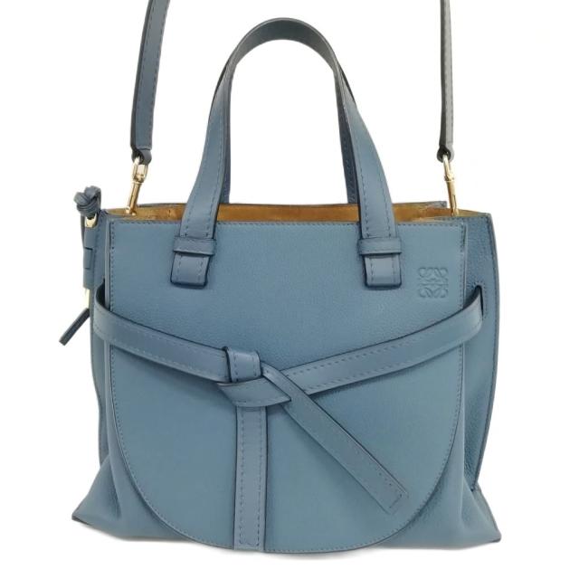 【中古】ロエベ LOEWE ゲート トップ ハンドル バッグ スモール 2way ハンドバッグ ショルダーバッグ 美品