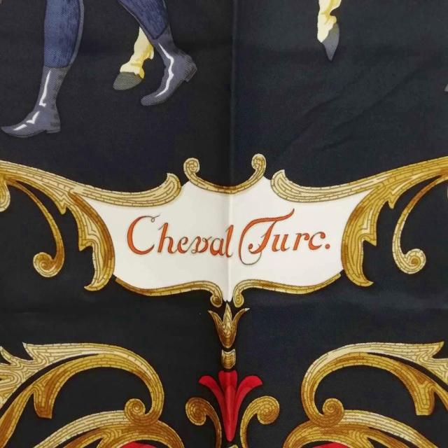 【極美品】エルメス/スカーフ/大判/カレ90/トルコの馬/Cheval Turc エルメス スカーフ カレ90 トルコの馬 SILK100% | 東京銀座の