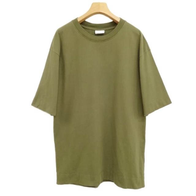 【中古】ドリスヴァンノッテン 22SS HEN 4604 M.K.T-SHIRT クルーネック Tシャツ カットソー 半袖 M オリーブ系