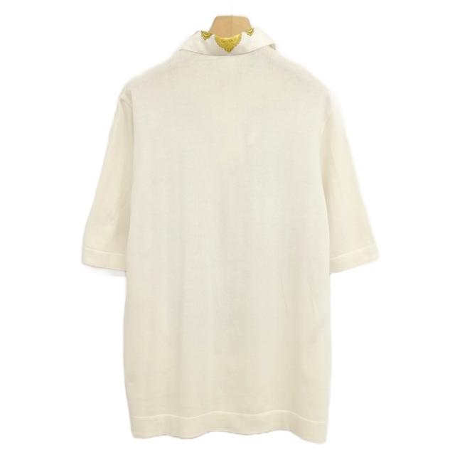 中古】エルメス HERMES PARURES DES SABLES シルク ニット 切替