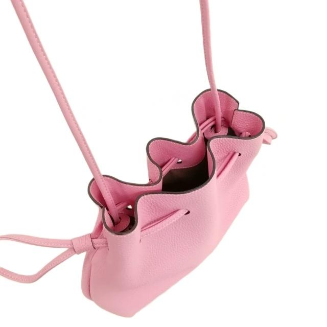 中古】ボナベンチュラ BONAVENTURA ノア バッグ シュリンクレザー  