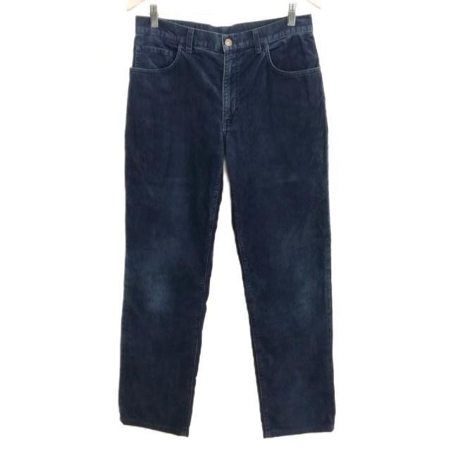 【中古】ダブルアールエル RRL アクティ21 コーデュロイ 5P パンツ 31 / 32 ネイビー メンズ