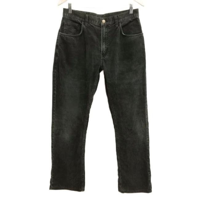 【中古】ダブルアールエル RRL アクティ21 コーデュロイ 5P パンツ 31 / 32 ブラック チャコール メンズ