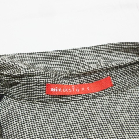 中古】ミントデザインズ リボンシャツ 37204-HT3TF03 長袖 オープン