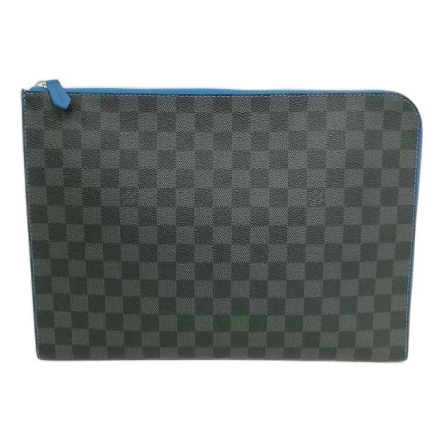 【中古】ルイヴィトン LOUIS VUITTON N64032 TY0230 ダミエグラフィット ポシェットジュールGM クラッチバッグ 美品