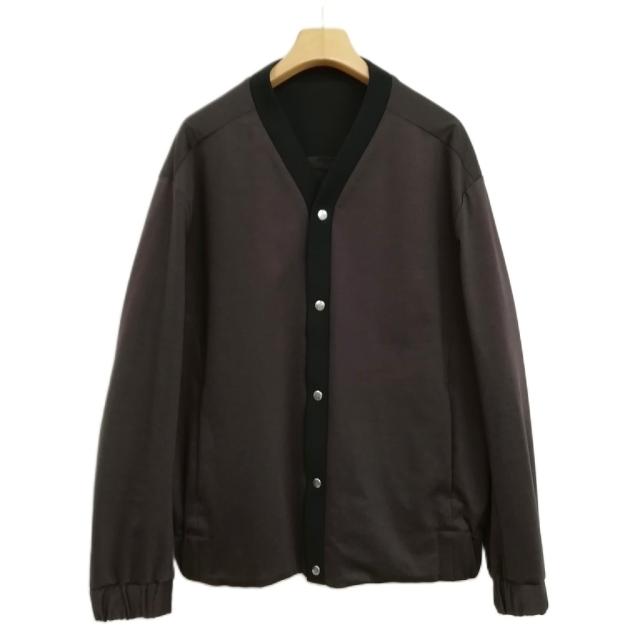 【中古】THE TOKYO Kazuyuki Kumagai Washable High Function Jersey Snap Cardigan カーディガン ジャケット 44