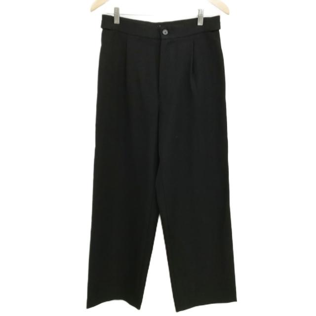 【中古】トリココムデギャルソン TP-08004M AD1996 90s ワイド ストレート スラックス パンツ M ブラック