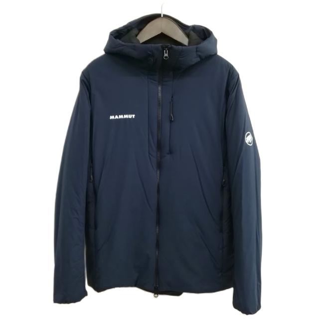 【中古】マムート MAMMUT 1013-02110 Rime IN Flex Hooded Jacket フーデット ジャケット パーカー 中綿 M ネイビー