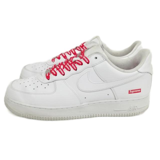 【中古】ナイキ NIKE × シュプリーム Supreme CU9225-100 Air Force 1 Low エア フォース 1 スニーカー 28cm