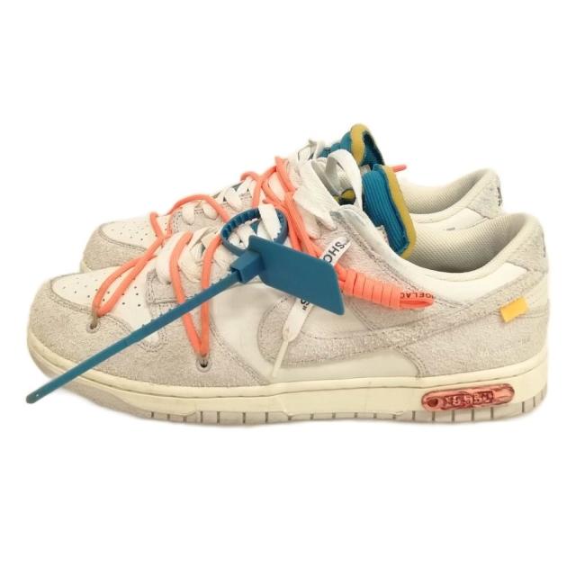 【中古】ナイキ NIKE × オフホワイト OFF-WHITE DJ0950-119 DUNK LOW 1 OF 50 19 ダンク ロー スニーカー 28cm
