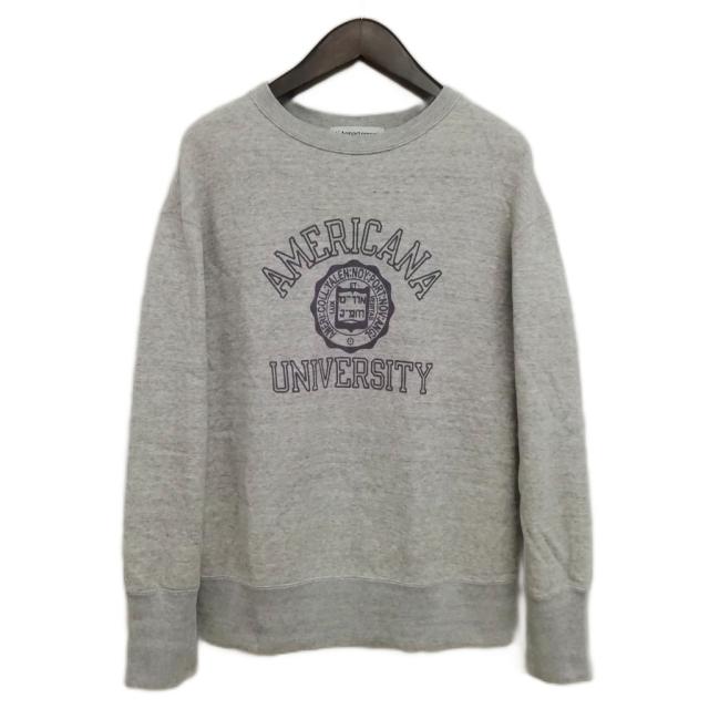 【中古】アパルトモン ドゥーズィエムクラス アメリカーナ 別注 22AW カレッジ スウェット シャツ トレーナー 美品 F