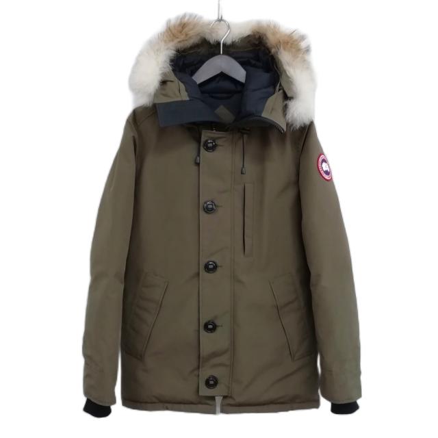 【中古】カナダグース 3426MA CHATEAU PARKA シャトーパーカ  ダウンパーカー ダウンジャケット S オリーブ系