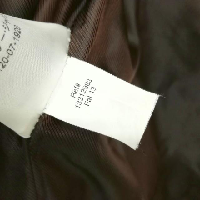【中古】エディーバウアー EDDIE BAUER 13AW レザー ライダース ジャケット XS ダークブラウン メンズ_6