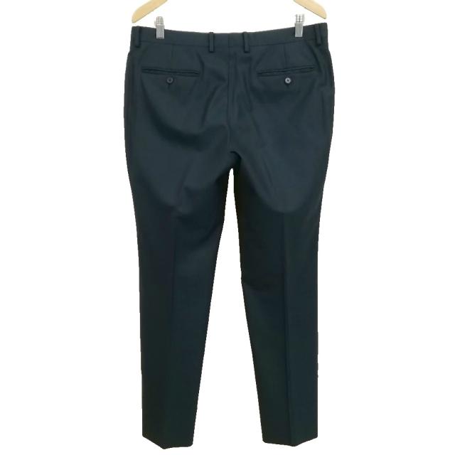 【中古】ジョセフ JOSEPH 2017 ジャガード シングル 2B スーツ セットアップ ジャケット スラックス 50 ネイビー_7