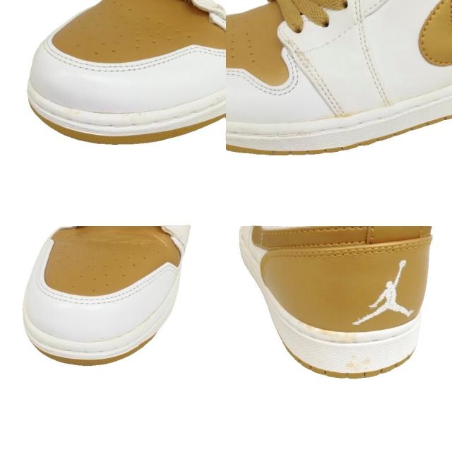 【中古】ナイキ NIKE 364770-130 AIR JORDAN 1 PHAT White Metallic Gold エア ジョーダン スニーカー 27cm