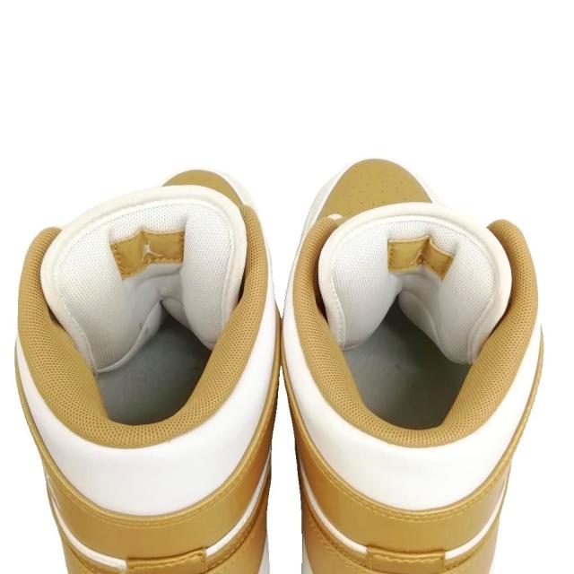 【中古】ナイキ NIKE 364770-130 AIR JORDAN 1 PHAT White Metallic Gold エア ジョーダン スニーカー 27cm
