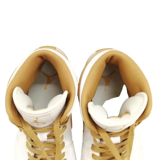 【中古】ナイキ NIKE 364770-130 AIR JORDAN 1 PHAT White Metallic Gold エア ジョーダン スニーカー 27cm