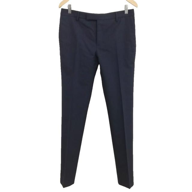 【中古】サンローラン パリ 14AW エディ期 シングル スーツ セットアップ ジャケット スラックス 46 / 48 ネイビー 紺_6