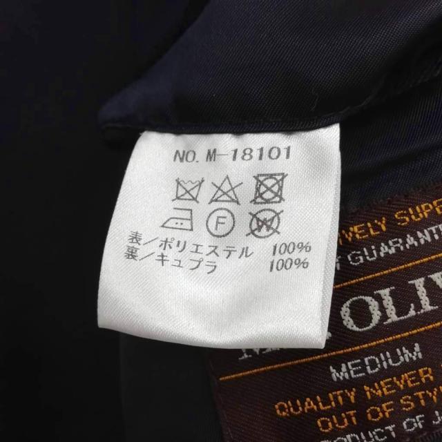 【中古】ミスターオリーブ MR.OLIVE シングル ジャケット テーラード ブレザー ポリエステル 美品 M チャコール_5