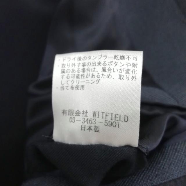 【中古】ミスターオリーブ MR.OLIVE シングル ジャケット テーラード ブレザー ポリエステル 美品 M チャコール_6