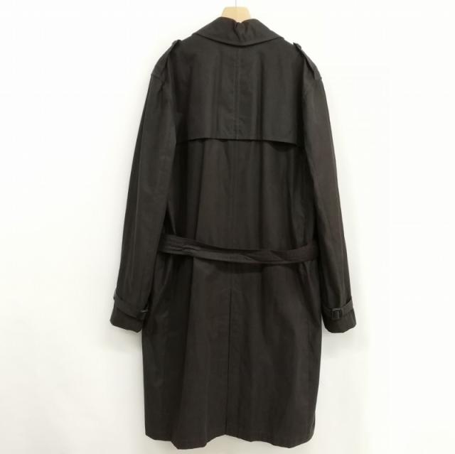 【中古】コールハーン COLE HAAN トレンチコート ロングコート L ダークブラウン系 メンズ_3