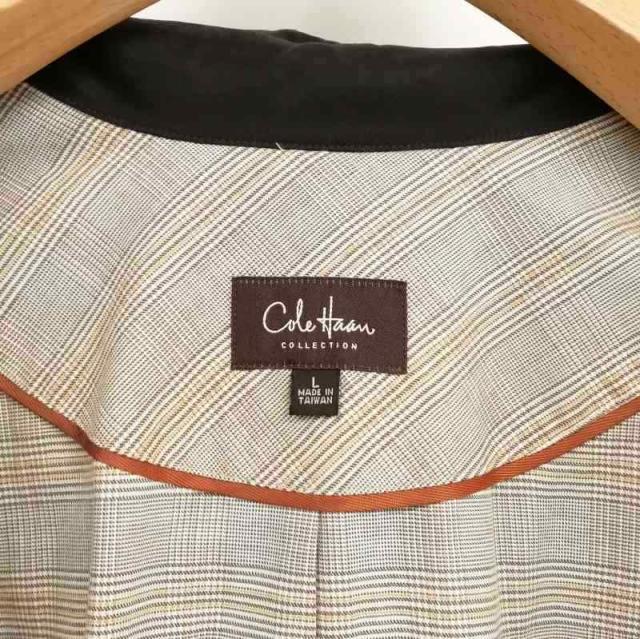 【中古】コールハーン COLE HAAN トレンチコート ロングコート L ダークブラウン系 メンズ_5
