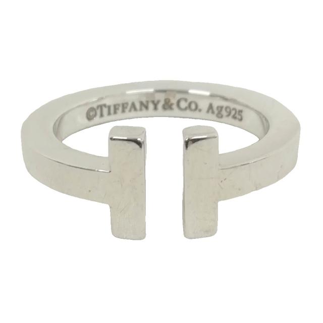 【中古】ティファニー TIFFANY & CO. Tスクエアリング 指輪 11号 925 シルバー 4.4g レディース