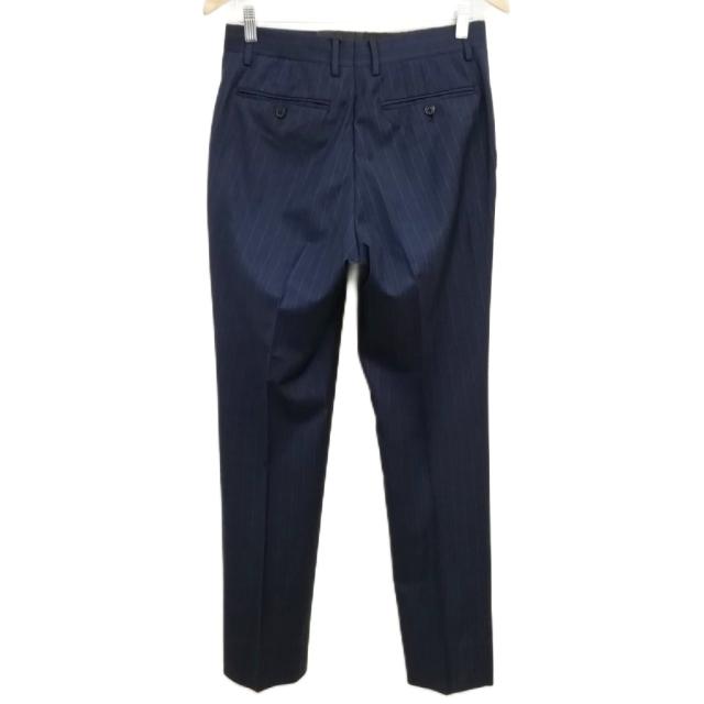 【中古】ポールスミス PAUL SMITH ゼニア生地 ストライプ シングル 2B スーツ セットアップ M ネイビー_6